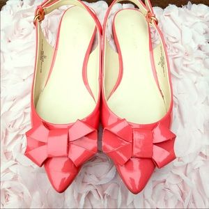 Nine West Killiana Slingback Bow Flats Size 7